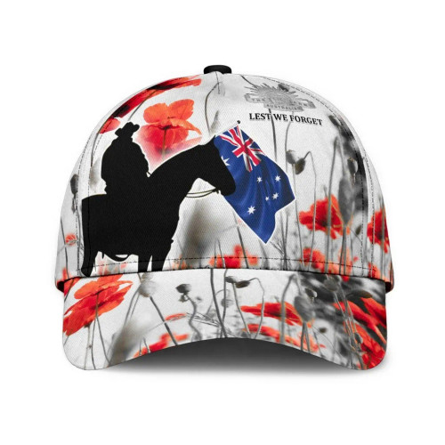 Australia Anzac Lest We Forget Cap - Australian Light Horse Australia Anzac Lest We Forget Cap - Australian Light Horse
