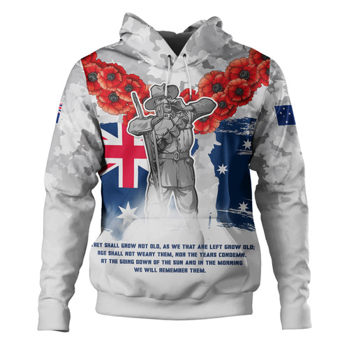 St. George Illawarra Dragons Anzac Hoodie - Anzac Soldier Hoodie