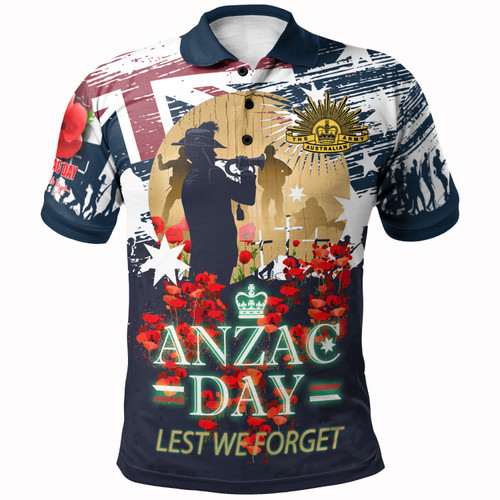 Australia Anzac Day Polo Shirt - Lest we forget