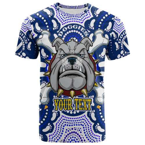 Australia City of Canterbury Bankstown Custom T-shirt - Indigenous Super Berries Tribal Footprints Australia City of Canterbury Bankstown Custom T-shirt - Indigenous Super Berries Tribal Footprints