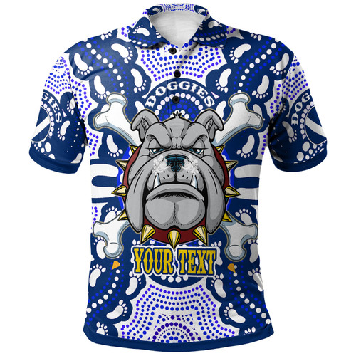 Australia City of Canterbury Bankstown Custom Polo Shirt - Indigenous Super Berries Tribal Footprints Australia City of Canterbury Bankstown Custom Polo Shirt - Indigenous Super Berries Tribal Footprints