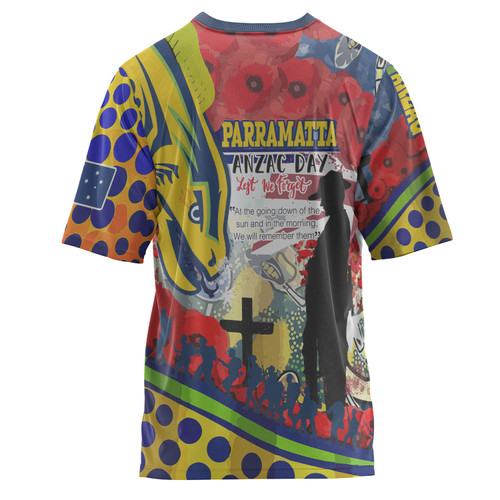 Parramatta Eels Anzac Watercolor Custom T-shirt - Parramatta Eels Anzac Day Commemoration Poppy Flower T-shirt Parramatta Eels Anzac Watercolor Custom T-shirt - Parramatta Eels Anzac Day Commemoration Poppy Flower T-shirt