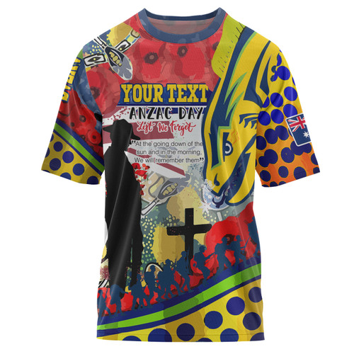 Parramatta Eels Anzac Watercolor Custom T-shirt - Parramatta Eels Anzac Day Commemoration Poppy Flower T-shirt Parramatta Eels Anzac Watercolor Custom T-shirt - Parramatta Eels Anzac Day Commemoration Poppy Flower T-shirt