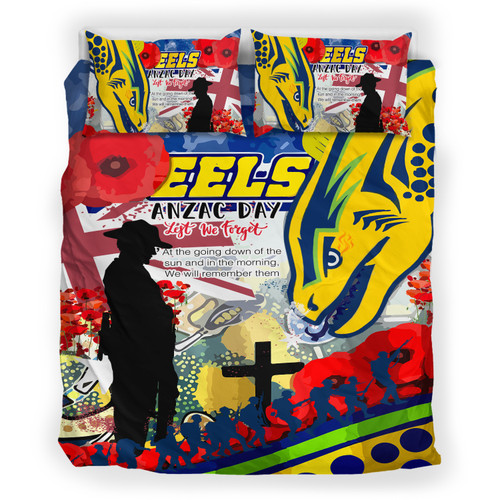 Parramatta Eels Anzac Day Lest We Forget Custom Bedding Set - Remembrance Parramatta Eels With Anzac Poppy Watercolour Style Parramatta Eels Anzac Day Lest We Forget Custom Bedding Set - Remembrance Parramatta Eels With Anzac Poppy Watercolour Style