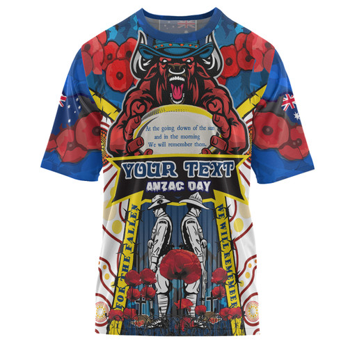 Australia North Queensland Anzac Custom T-Shirt - North Queensland Anzac Day Commemoration Poppy Flower T-Shirt Australia North Queensland Anzac Custom T-Shirt - North Queensland Anzac Day Commemoration Poppy Flower T-Shirt