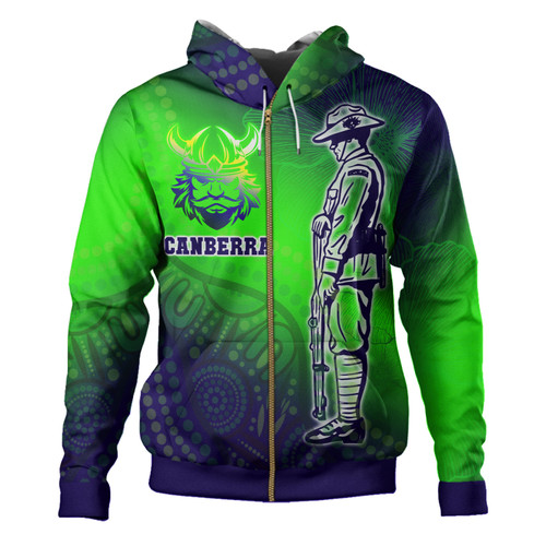 Canberra Raiders Hoodie - Anzac Warriors Gradient Style Hoodie Canberra Raiders Hoodie - Anzac Warriors Gradient Style Hoodie