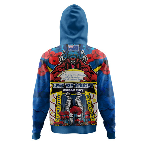 Australia North Queensland Anzac Custom Hoodie - North Queensland Anzac Day Commemoration Poppy Flower Australia North Queensland Anzac Custom Hoodie - North Queensland Anzac Day Commemoration Poppy Flower