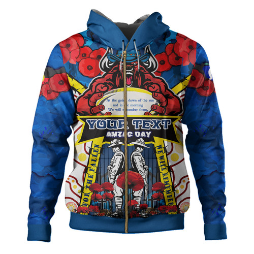 Australia North Queensland Anzac Custom Hoodie - North Queensland Anzac Day Commemoration Poppy Flower Australia North Queensland Anzac Custom Hoodie - North Queensland Anzac Day Commemoration Poppy Flower