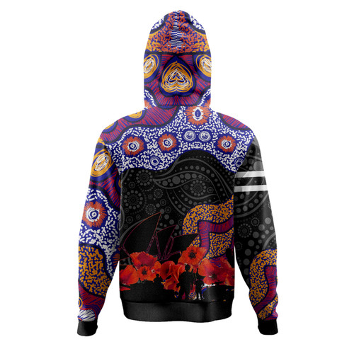Australia Sea Eagles Anzac Hoodie - Lest We Forget Aboriginal Inspired Patterns Hoodie Australia Sea Eagles Anzac Hoodie - Lest We Forget Aboriginal Inspired Patterns Hoodie