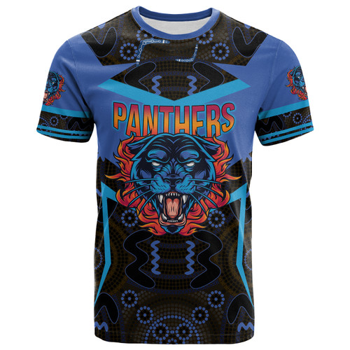 Panthers Rugby T-shirt - Custom Angry Panther Style T-shirt