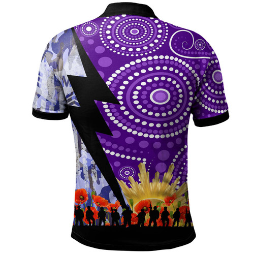 Melbourne Storm Polo Shirt - Custom Anzac Remembrance Melbourne Storm Aboriginal Inspired Patterns Polo Shirt Melbourne Storm Polo Shirt - Custom Anzac Remembrance Melbourne Storm Aboriginal Inspired Patterns Polo Shirt