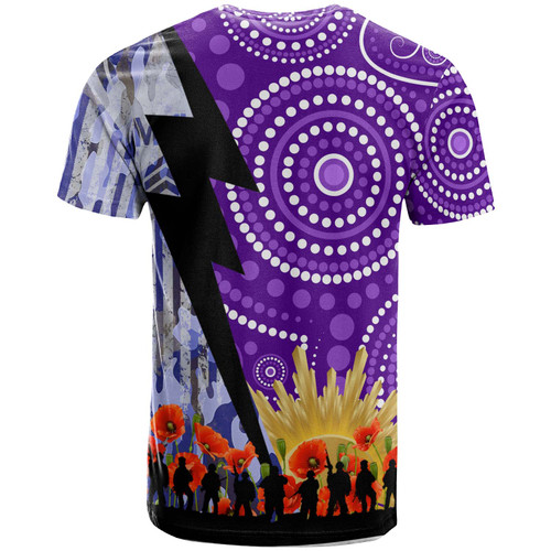 Melbourne Storm T-shirt - Custom Anzac Remembrance Melbourne Storm Aboriginal Inspired Patterns T-shirt Melbourne Storm T-shirt - Custom Anzac Remembrance Melbourne Storm Aboriginal Inspired Patterns T-shirt