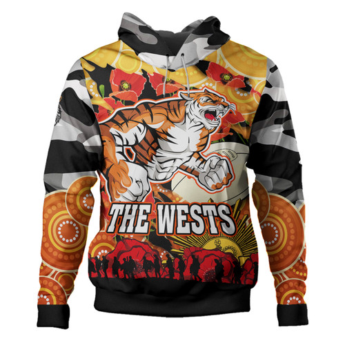 Australia Sydney Anzac Hoodie - Custom Anzac Aboriginal Inspired with Poppy Flower Hoodie Australia Sydney Anzac Hoodie - Custom Anzac Aboriginal Inspired with Poppy Flower Hoodie