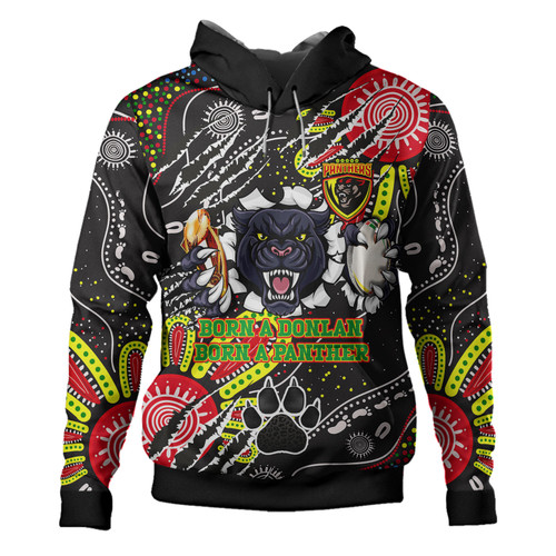 Penrith Panthers Custom Hoodie - Mighty Black The Proud Of Penrith Indigenous Scratch Hoodie