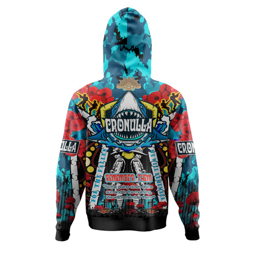 Australia Cronulla Anzac Watercolour Custom Hoodie - Remembrance Cronulla Anzac Day With Poppy Flower Hoodie Australia Cronulla Anzac Watercolour Custom Hoodie - Remembrance Cronulla Anzac Day With Poppy Flower Hoodie