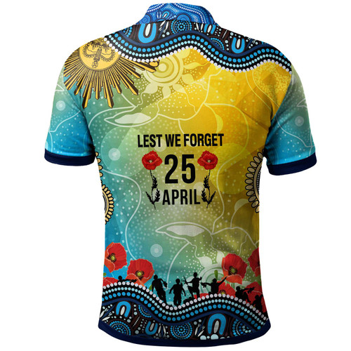 Otago Highlanders Rugby Polo Shirt - Anzac Otago Highlanders Aboriginal Inspired Pattern Polo Shirt Otago Highlanders Rugby Polo Shirt - Anzac Otago Highlanders Aboriginal Inspired Pattern Polo Shirt
