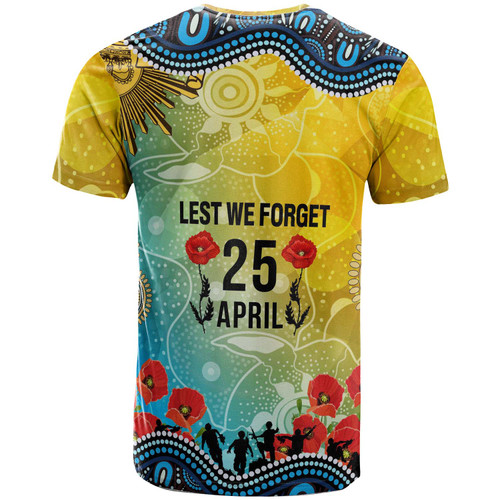Otago Highlanders Rugby T-shirt - Anzac Otago Highlanders Aboriginal Inspired Pattern T-shirt Otago Highlanders Rugby T-shirt - Anzac Otago Highlanders Aboriginal Inspired Pattern T-shirt