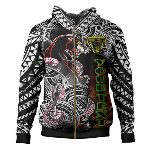 Penrith Polynesian Hoodie - Custom Wild Black Penrith Penrith Polynesian Hoodie - Custom Wild Black Penrith