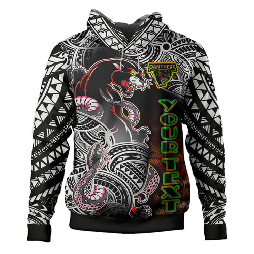 Penrith Polynesian Hoodie - Custom Wild Black Penrith Penrith Polynesian Hoodie - Custom Wild Black Penrith