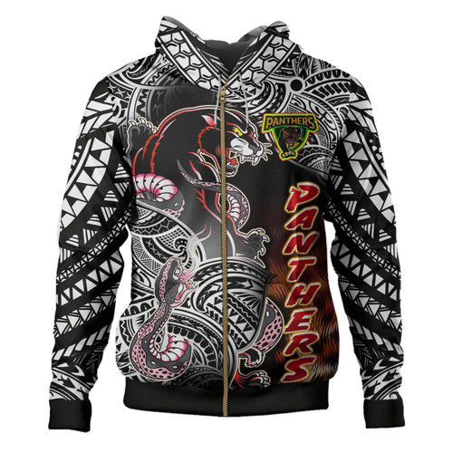 Penrith Polynesian Hoodie - Custom Wild Black Penrith Penrith Polynesian Hoodie - Custom Wild Black Penrith