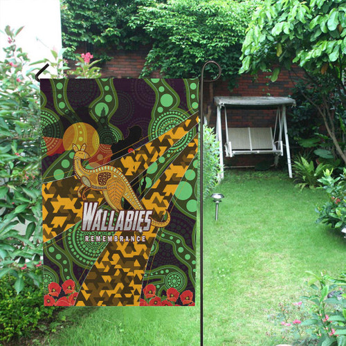 Wallabies Flag - Anzac Day Wallabies Kangaroo Flag