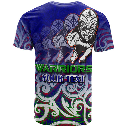 Warriors Rugby T-shirt - Custom Warriors Ruby Maori Patterns T-shirt 2 Warriors Rugby T-shirt - Custom Warriors Ruby Maori Patterns T-shirt 2