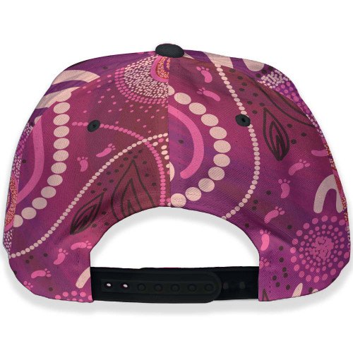 Maroons Rugby Anzac Aboriginal Inspired Cap - Maroons Aboriginal Inspired Pattern with Anzac Day Poppy Flower Cap Maroons Rugby Anzac Aboriginal Inspired Cap - Maroons Aboriginal Inspired Pattern with Anzac Day Poppy Flower Cap