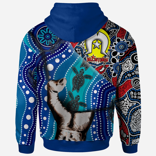 All Stars And Torres Islander Hoodie - Indigenous All Stars Bloods In My Veins All Stars And Torres Islander Hoodie - Indigenous All Stars Bloods In My Veins