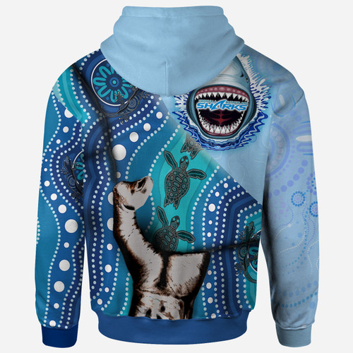 Cronulla Custom Patronage Hoodie - Cronulla Bloods In My Veins