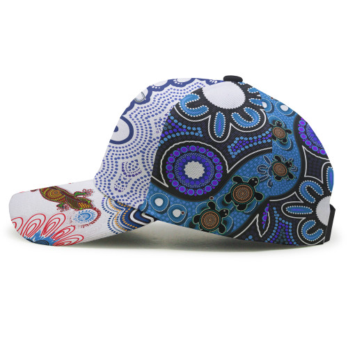 Australia City of Canterbury Bankstown Custom Cap - Indigenous Mighty Super Berries Tribal Footprints Australia City of Canterbury Bankstown Custom Cap - Indigenous Mighty Super Berries Tribal Footprints
