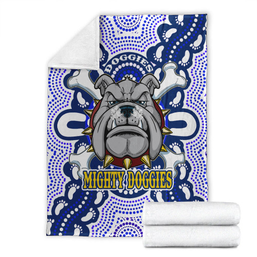 Australia City of Canterbury Bankstown Custom Blanket - Indigenous Mighty Super Berries Tribal Footprints Australia City of Canterbury Bankstown Custom Blanket - Indigenous Mighty Super Berries Tribal Footprints