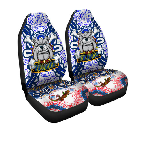 Canterbury-Bankstown Indigenous Car Seat Cover - Canterbury-Bankstown Super Berries Footprint