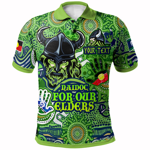 Australia Canberra Naidoc Polo Shirt - Custom Canberra Naidoc Week For Our Elders Watercolour Dot Painting Polo Shirt Australia Canberra Naidoc Polo Shirt - Custom Canberra Naidoc Week For Our Elders Watercolour Dot Painting Polo Shirt