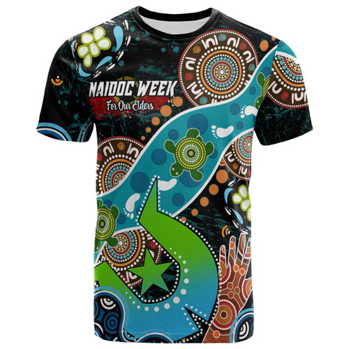 Australia Naidoc Week Custom T-shirt - Torres Strait Island Naidoc Week Aboriginal Inspired T-shirt