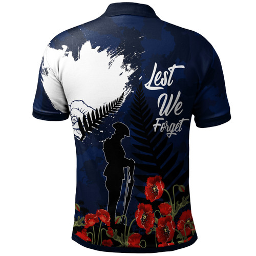 New Zealand Anzac Polo Shirt - Anzac Day New Zealand Anzac Polo Shirt - Anzac Day