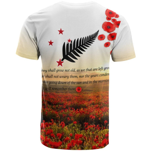 New Zealand Warriors Day T-shirt - We Will Remember Them Ver03 New Zealand Warriors Day T-shirt - We Will Remember Them Ver03