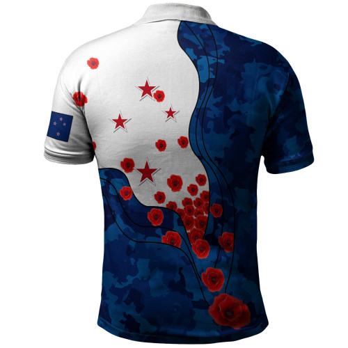 New Zealand Anzac Day Polo Shirt - Lest We Forget Military Patterns2 New Zealand Anzac Day Polo Shirt - Lest We Forget Military Patterns2