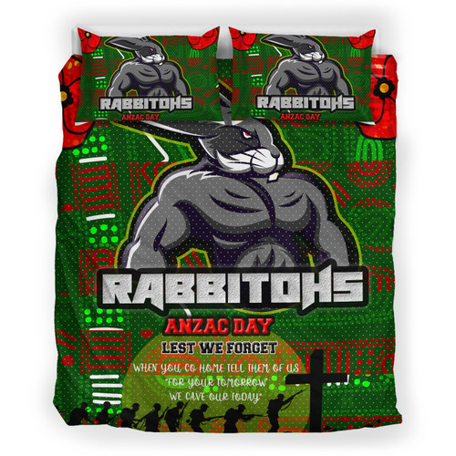Australia Rabbitohs Bedding Set - Aboriginal InspiredAustralia Rabbitohs Anzac '' Lest We Forget '' With Poppy Flower Bedding Set Australia Rabbitohs Bedding Set - Aboriginal InspiredAustralia Rabbitohs Anzac '' Lest We Forget '' With Poppy Flower Bedding Set