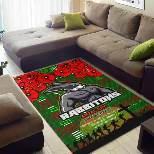 Australia Rabbitohs Area Rug - Aboriginal InspiredAustralia Rabbitohs Anzac '' Lest We Forget '' With Poppy Flower Area Rug Australia Rabbitohs Area Rug - Aboriginal InspiredAustralia Rabbitohs Anzac '' Lest We Forget '' With Poppy Flower Area Rug