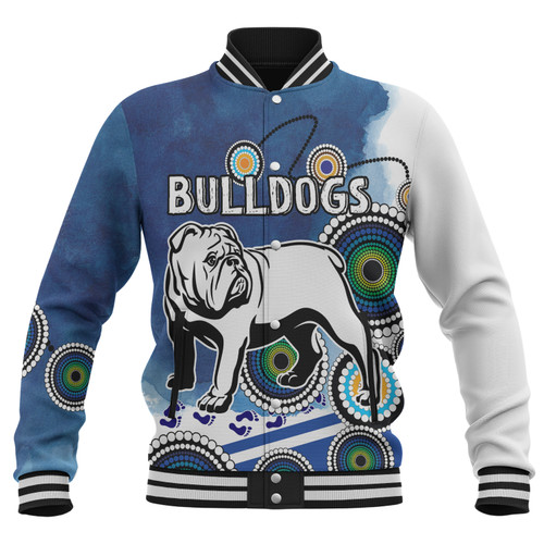 Bulldogs Rugby Baseball Jacket - Custom Indigenous Bulldogs Jacket