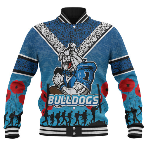 Bulldogs Rugby Baseball Jacket - Custom Anzac Bulldogs Jacket