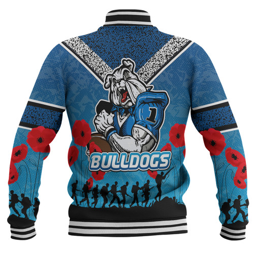 Canterbury-Bankstown Bulldogs Baseball Jacket - Custom Anzac Canterbury-Bankstown Bulldogs Jacket Canterbury-Bankstown Bulldogs Baseball Jacket - Custom Anzac Canterbury-Bankstown Bulldogs Jacket