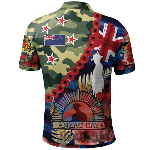 New Zealand Anzac Camouflage Curve Polo Shirt - Remembrance Anzac Day and the Dawn Service Polo Shirt New Zealand Anzac Camouflage Curve Polo Shirt - Remembrance Anzac Day and the Dawn Service Polo Shirt