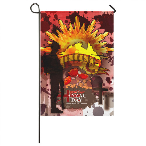 Australia Anzac Day Flag -  Anzac Day"Lest We Forget" Color Drawing Pattrns Flag Australia Anzac Day Flag -  Anzac Day"Lest We Forget" Color Drawing Pattrns Flag