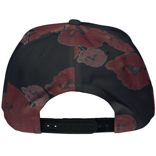 New Zealand Anzac Day Cap - Soldier With Poppies Flowers 1 New Zealand Anzac Day Cap - Soldier With Poppies Flowers 1