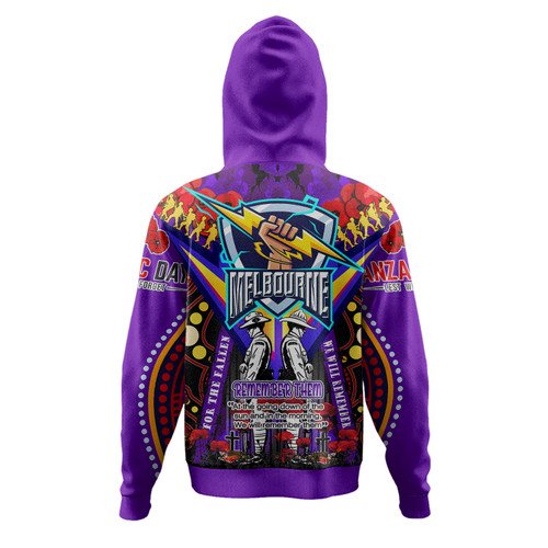 Australia Melbourne Anzac Watercolour Custom Hoodie - Remembrance Melbourne Anzac Day With Poppy Flower Hoodie Australia Melbourne Anzac Watercolour Custom Hoodie - Remembrance Melbourne Anzac Day With Poppy Flower Hoodie