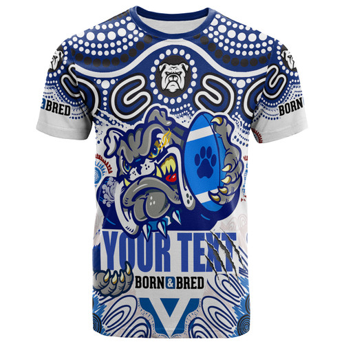 Australia City of Canterbury Bankstown Custom T-Shirt - Indigenous Doggies "Born & Bred" T-shirt Australia City of Canterbury Bankstown Custom T-Shirt - Indigenous Doggies "Born & Bred" T-shirt