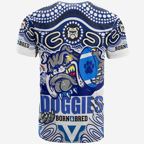 Australia City of Canterbury Bankstown Custom T-Shirt - Indigenous Doggies "Born & Bred" T-shirt Australia City of Canterbury Bankstown Custom T-Shirt - Indigenous Doggies "Born & Bred" T-shirt