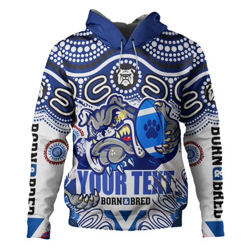 Australia City of Canterbury Bankstown Custom Hoodie - Indigenous Doggies "Born & Bred" Hoodie Australia City of Canterbury Bankstown Custom Hoodie - Indigenous Doggies "Born & Bred" Hoodie