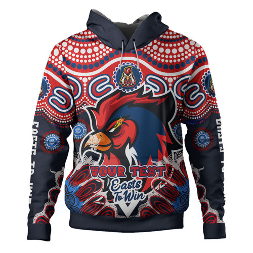 Australia East Sydney Custom Hoodie - Indigenous Sydney "Easts to Win" Aboriginal Inspired Patterns Hoodie Australia East Sydney Custom Hoodie - Indigenous Sydney "Easts to Win" Aboriginal Inspired Patterns Hoodie